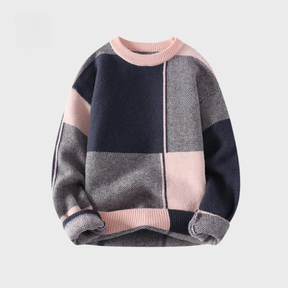 Retro Blocks Pullover