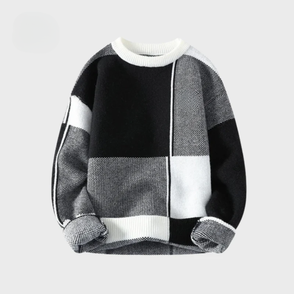 Retro Blocks Pullover
