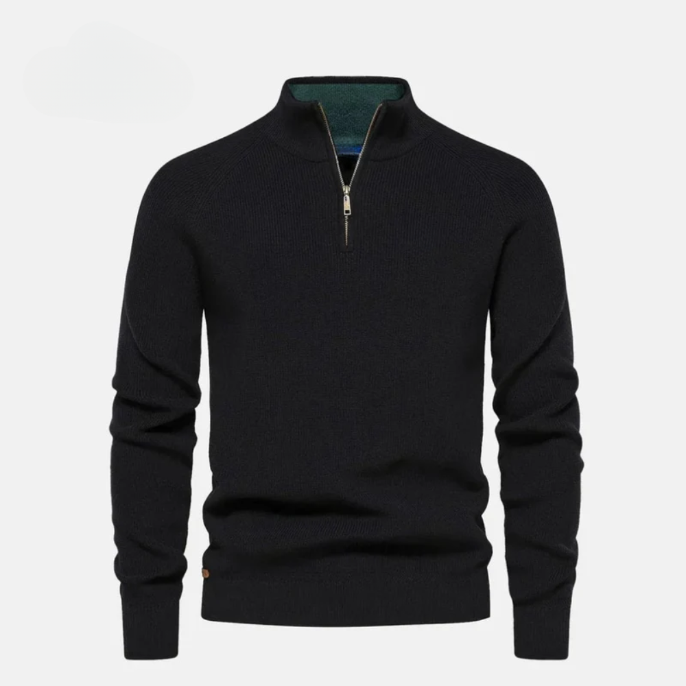Half-Zip Strickpullover