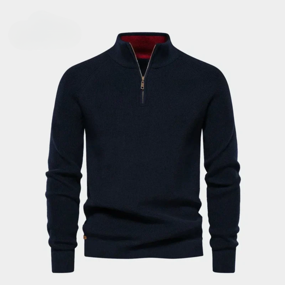 Half-Zip Strickpullover