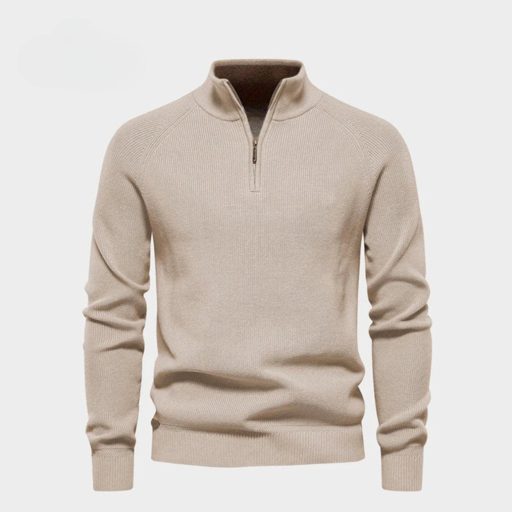 Half-Zip Strickpullover